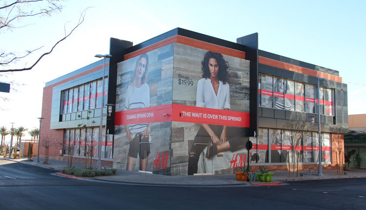 Building Wrap Las Vegas Retail Window Wrap